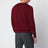Maglia girocollo in cashmere bordeaux