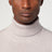 Greige Rollkragenpullover aus Wolle
