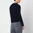 Navy blue lambswool sweater