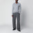 Light grey wool polo shirt