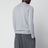 Light grey wool polo shirt