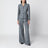 Single-breasted jacket in virgin wool with check pattern