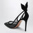 Escarpins Bow Tie noirs en résille et daim