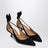 Décolleté Deneuve nero in pelle scamosciata