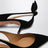 Décolleté Deneuve nero in pelle scamosciata