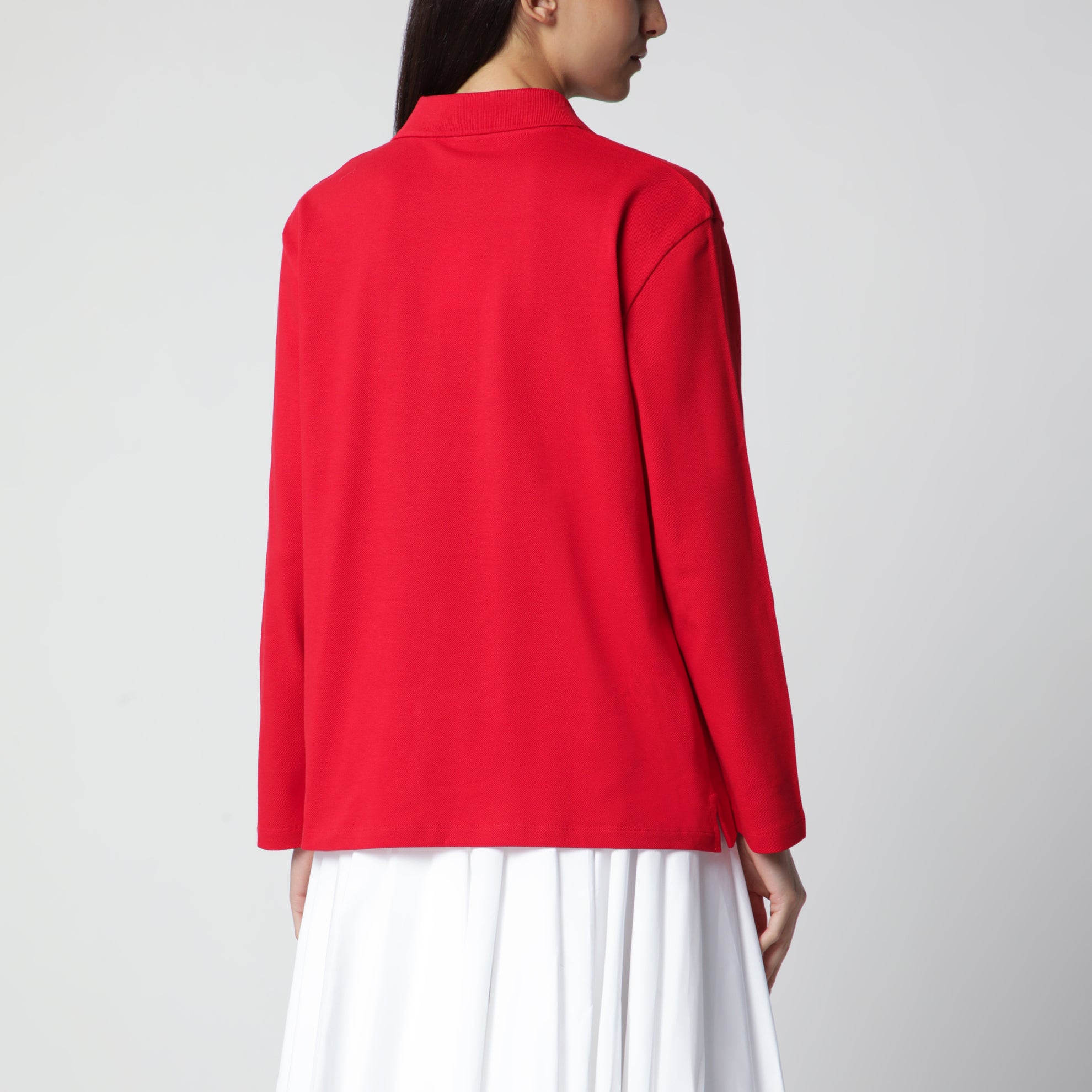 Rotes Diana Poloshirt aus Bio-Baumwolle