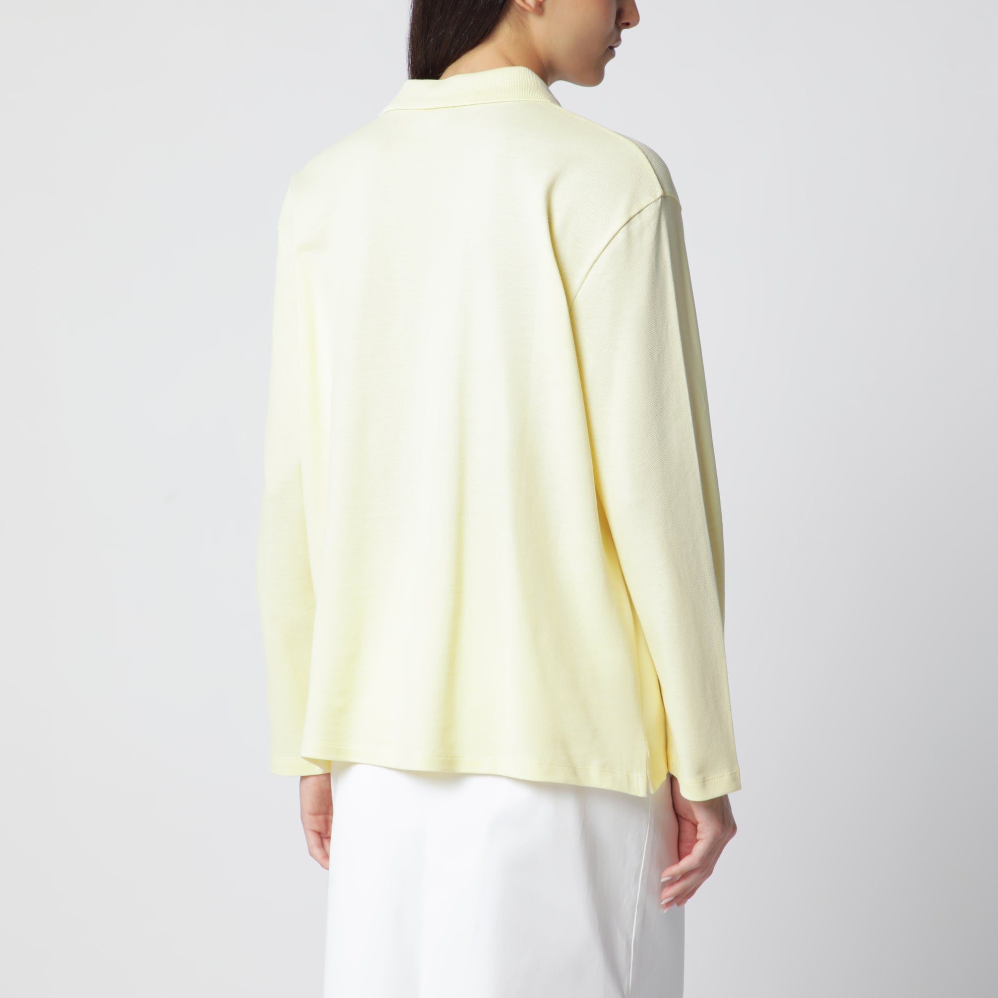 Hellgelbes Diana Poloshirt aus Bio-Baumwolle