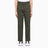 874 olive green straight-leg trousers