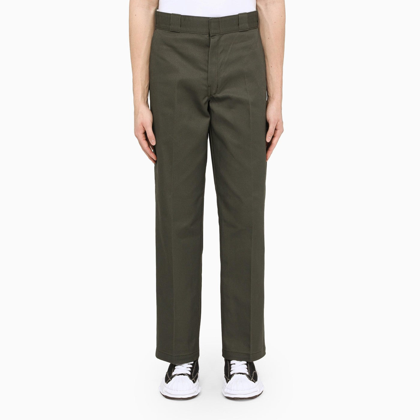 Pantalone a gamba dritta 874 verde oliva