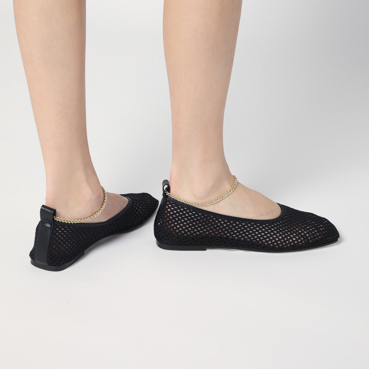 Black net ballerina Augusta