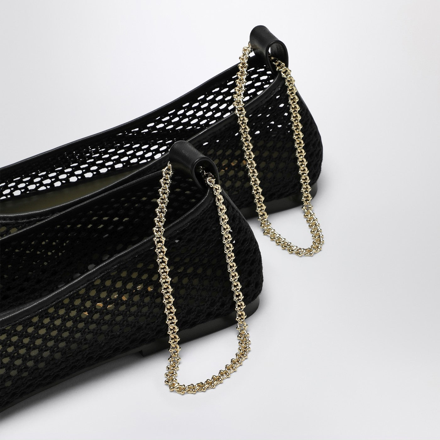 Black net ballerina Augusta