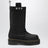 Black Quad Sole Pull-On high-top boots