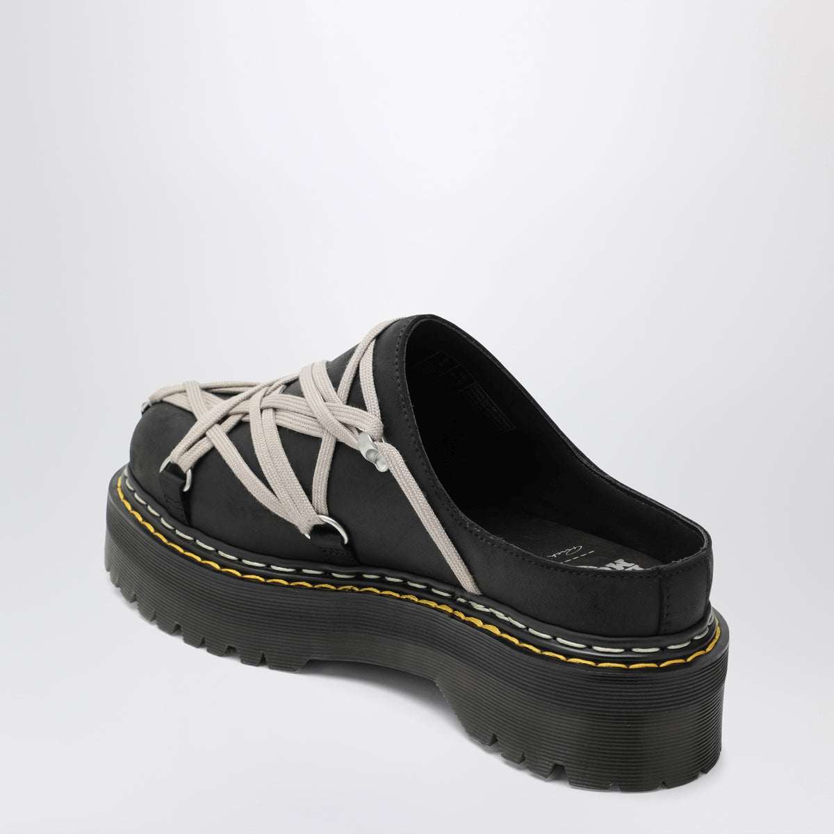 Mules Quad Sole Megalace® nere