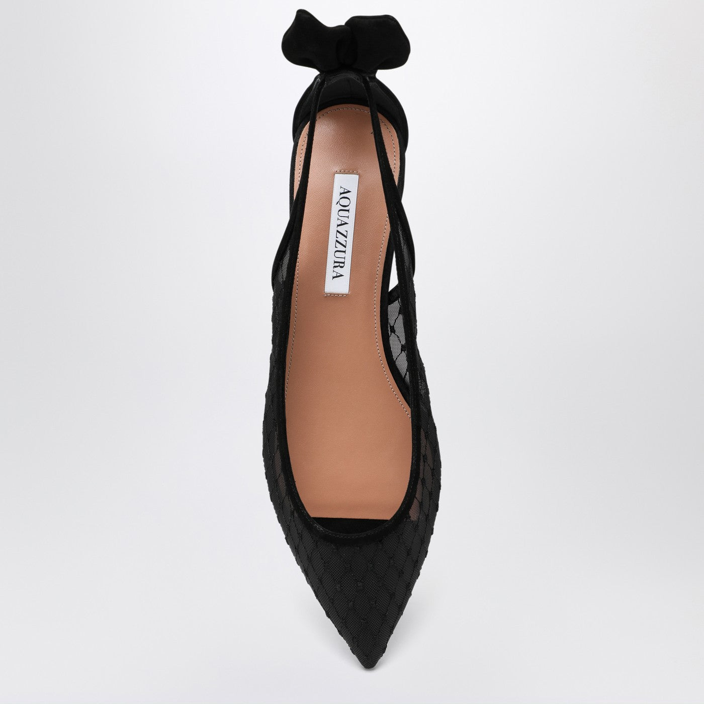 Escarpins Aquazzura En Daim Noir - Taille US 7.5, Talons Hauts, Neufs Sans Boîte