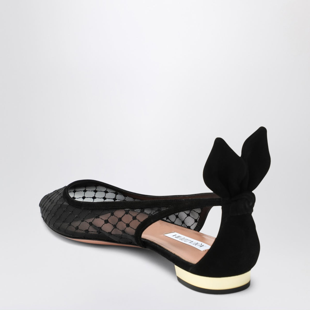 Escarpins Aquazzura En Daim Noir – Taille US 7.5 – Neufs Sans Boîte – Talons Aiguilles Hauts