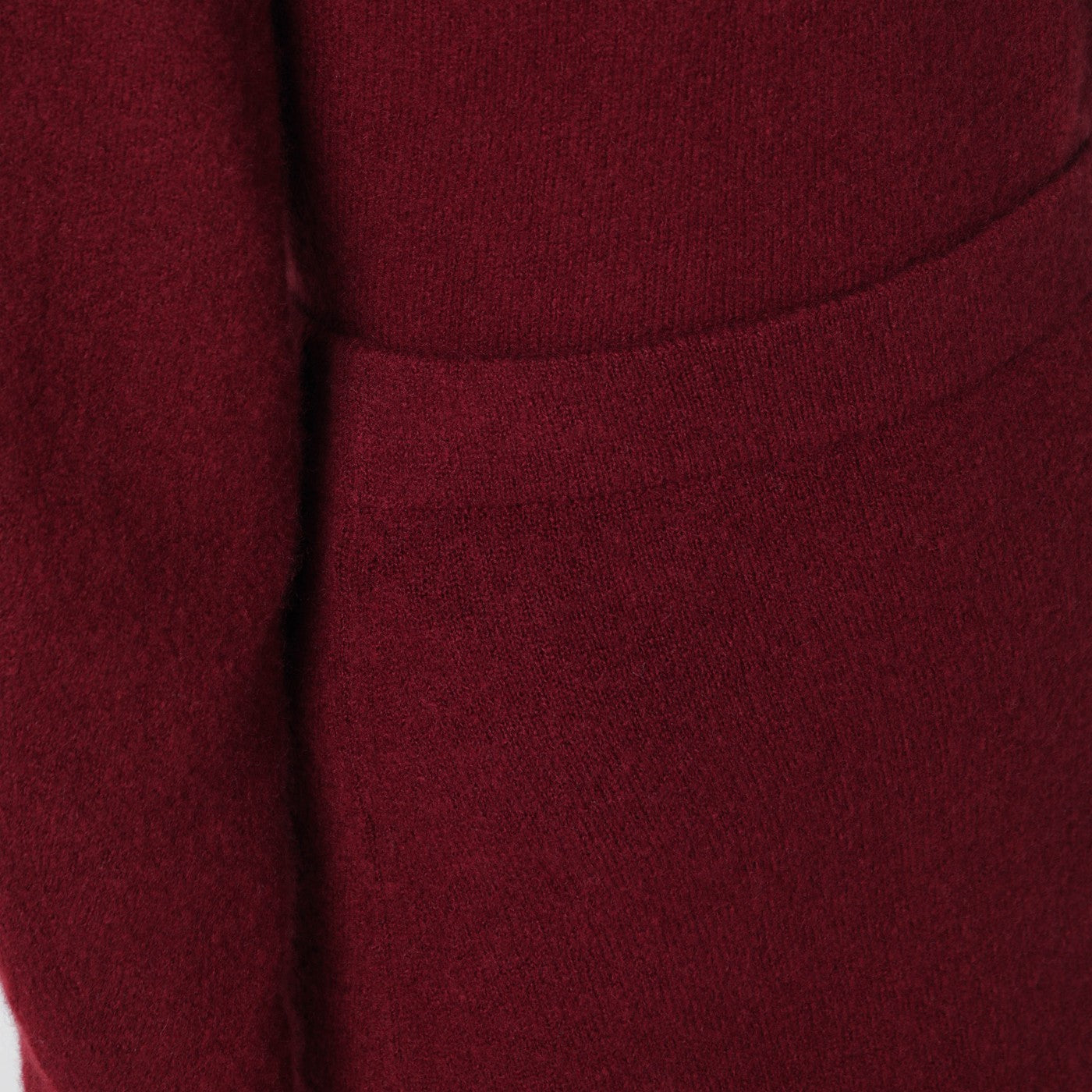 Raspberry skirt in stretch cashmere knit