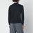 Polo noir en laine