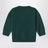 Dark green Snoopy intarsia sweater in wool blend