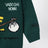 Dark green Snoopy intarsia sweater in wool blend