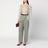 Sage green cotton trousers