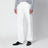 Jeans bianco con dettagli effetto biker
