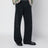 Black wide-leg jogging pants