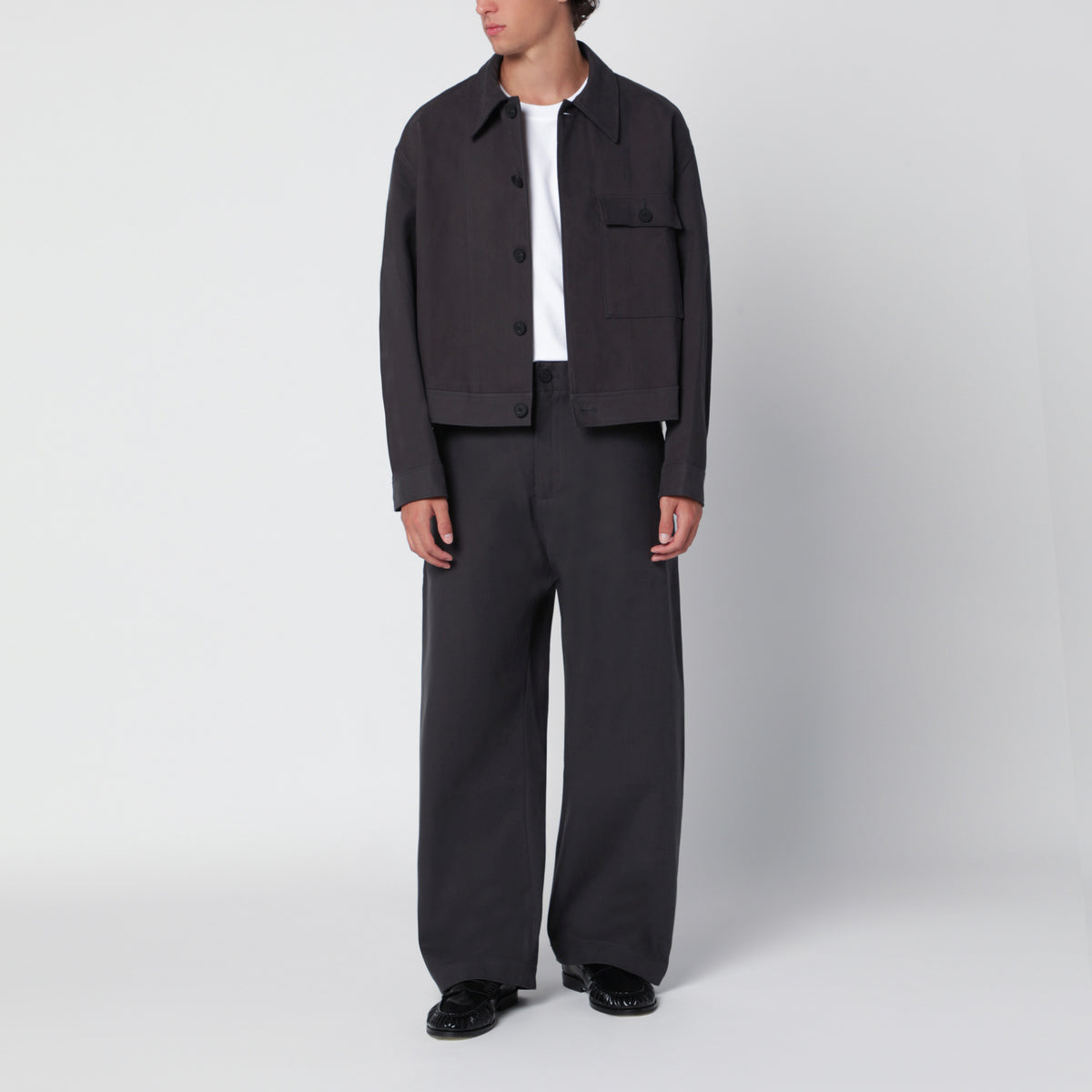 Giacca Drey marrone in cotone
