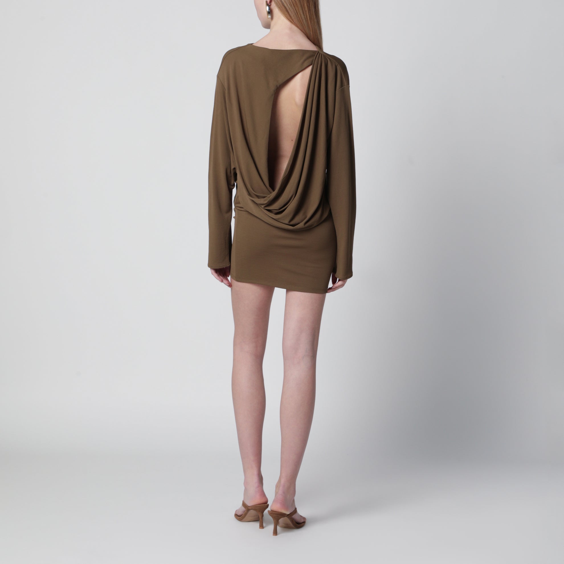 Dunkelkhakigrünes Mistral-Kleid