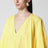 Paysan tunic dress in yellow