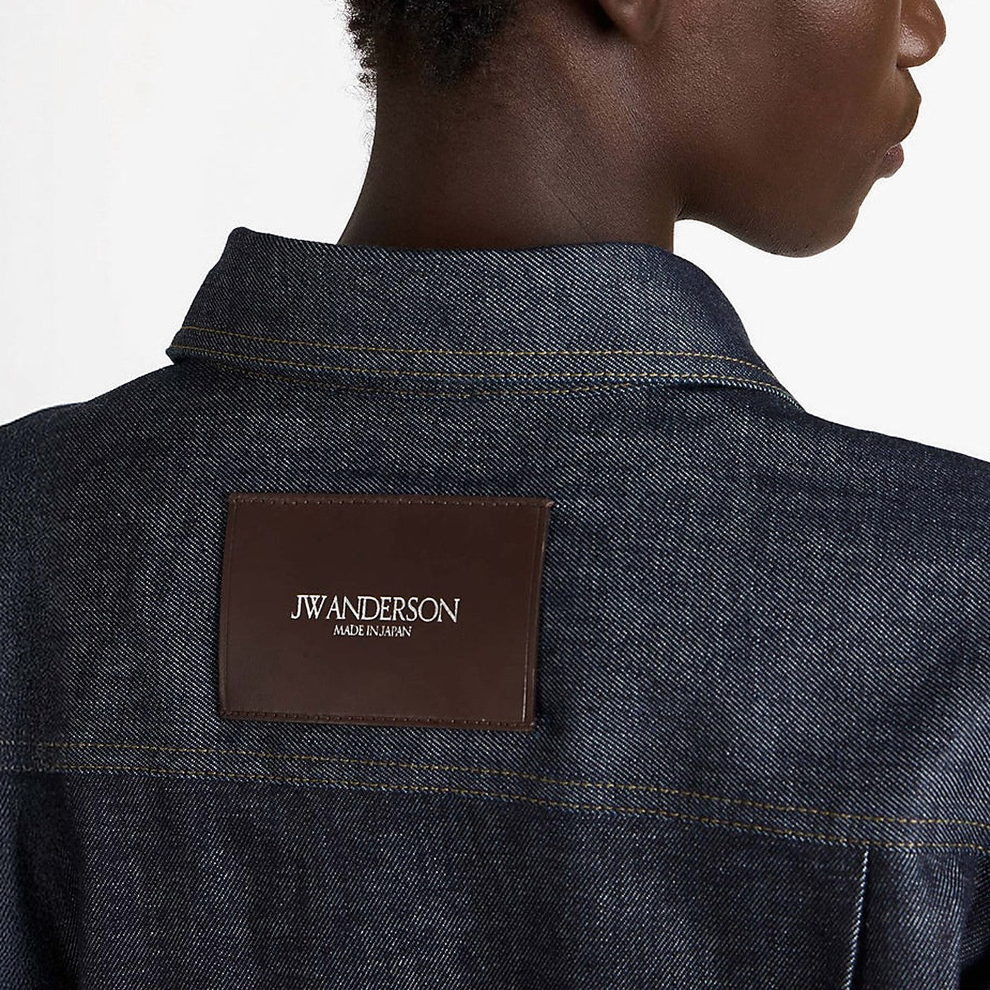 Indigo oversized denim shirt
