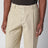 Pantalone écru in cotone e lino