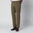 Pantalone verde oliva in misto cotone
