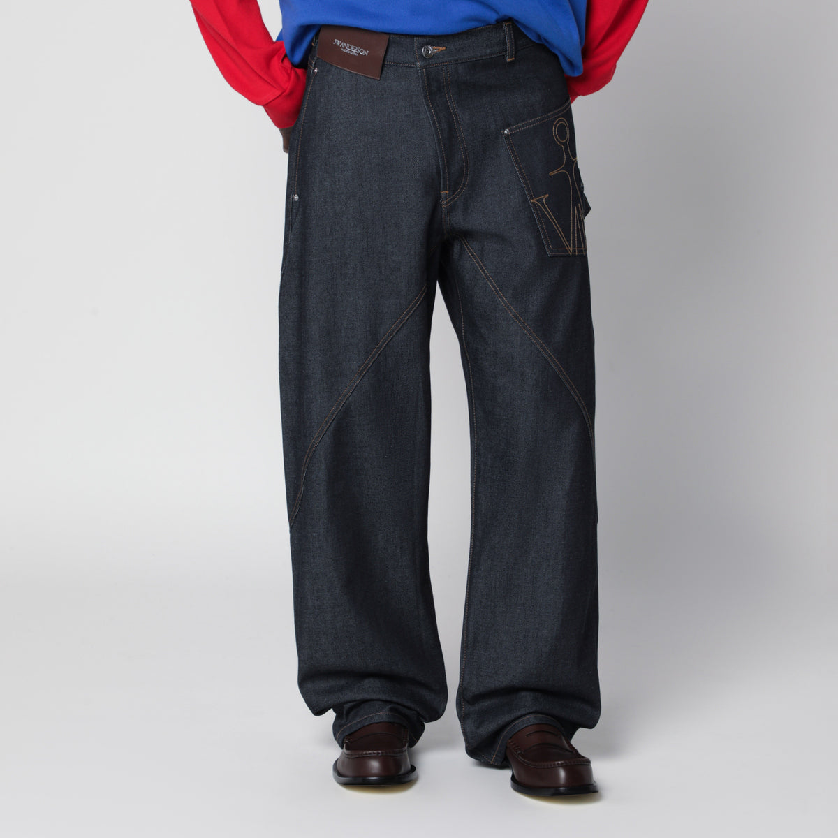 Jeans en denim indigo Twisted Workwear
