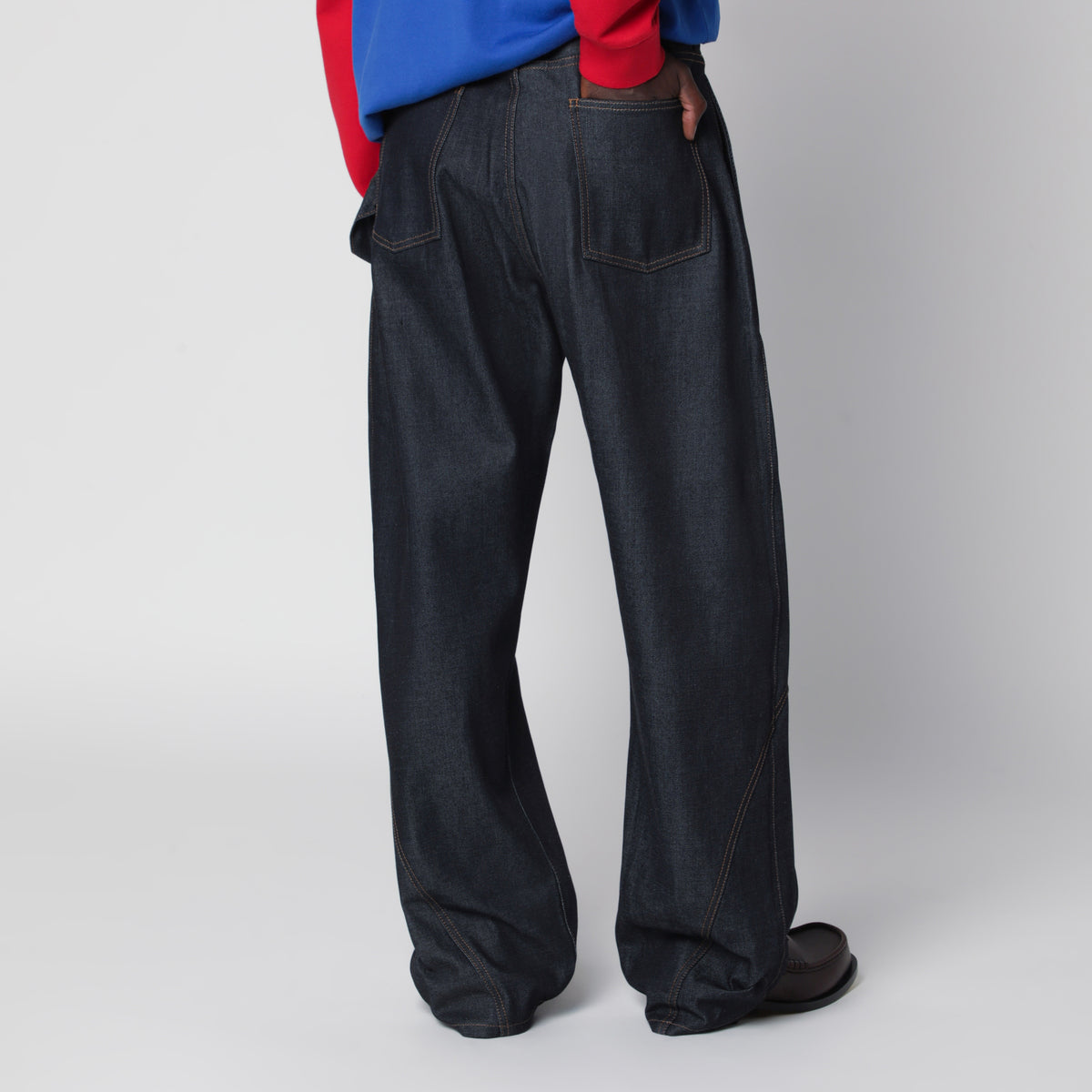Jeans en denim indigo Twisted Workwear