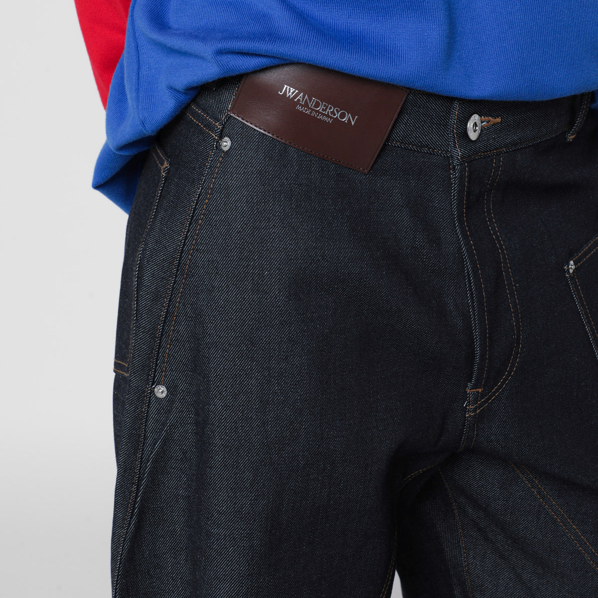 Jeans en denim indigo Twisted Workwear