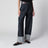 Jeans workwear in denim indaco con risvolto ritorto