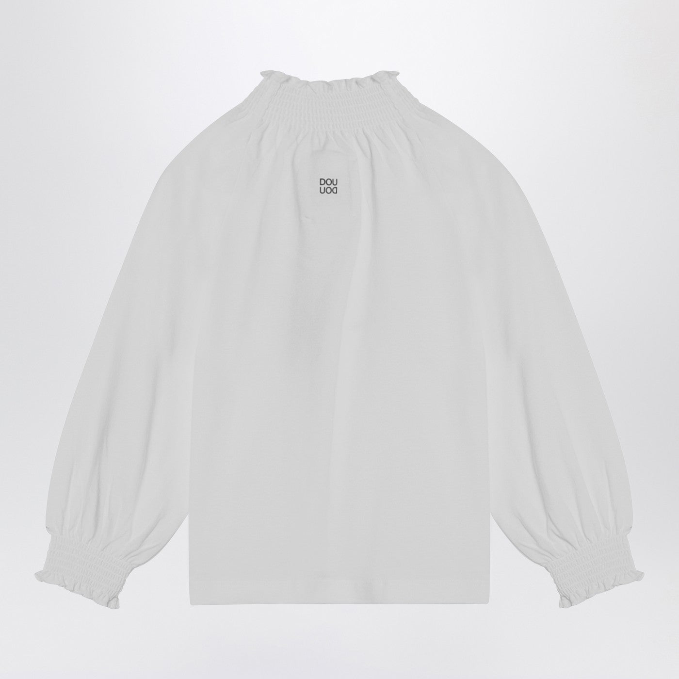 Weiße Baumwollbluse