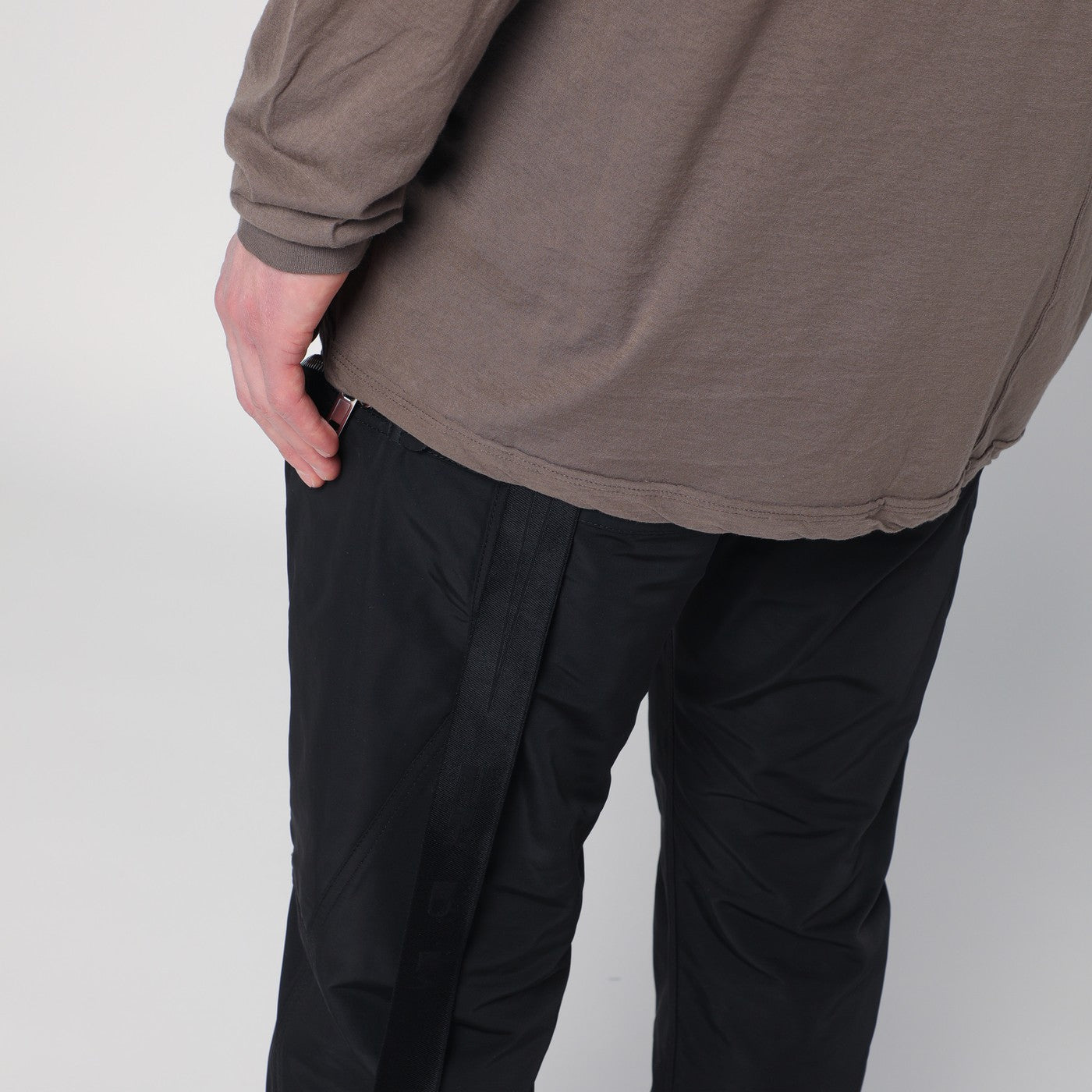 Dust-coloured T-shirt in cotton