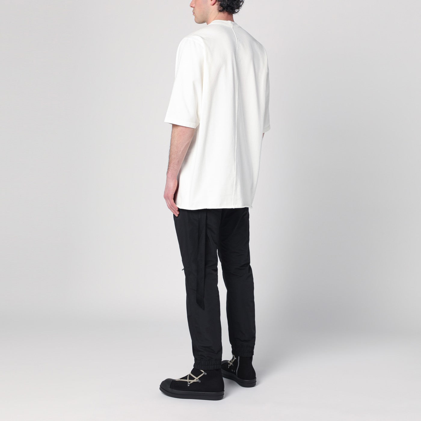 T-shirt oversize blanc en coton