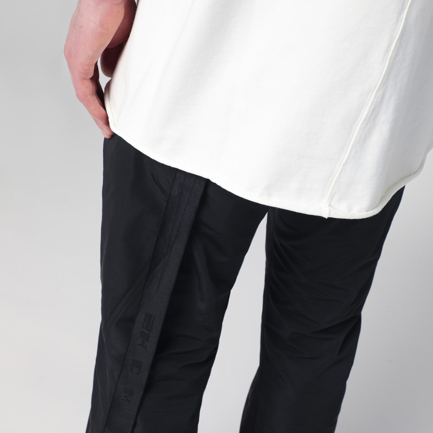 T-shirt oversize blanc en coton