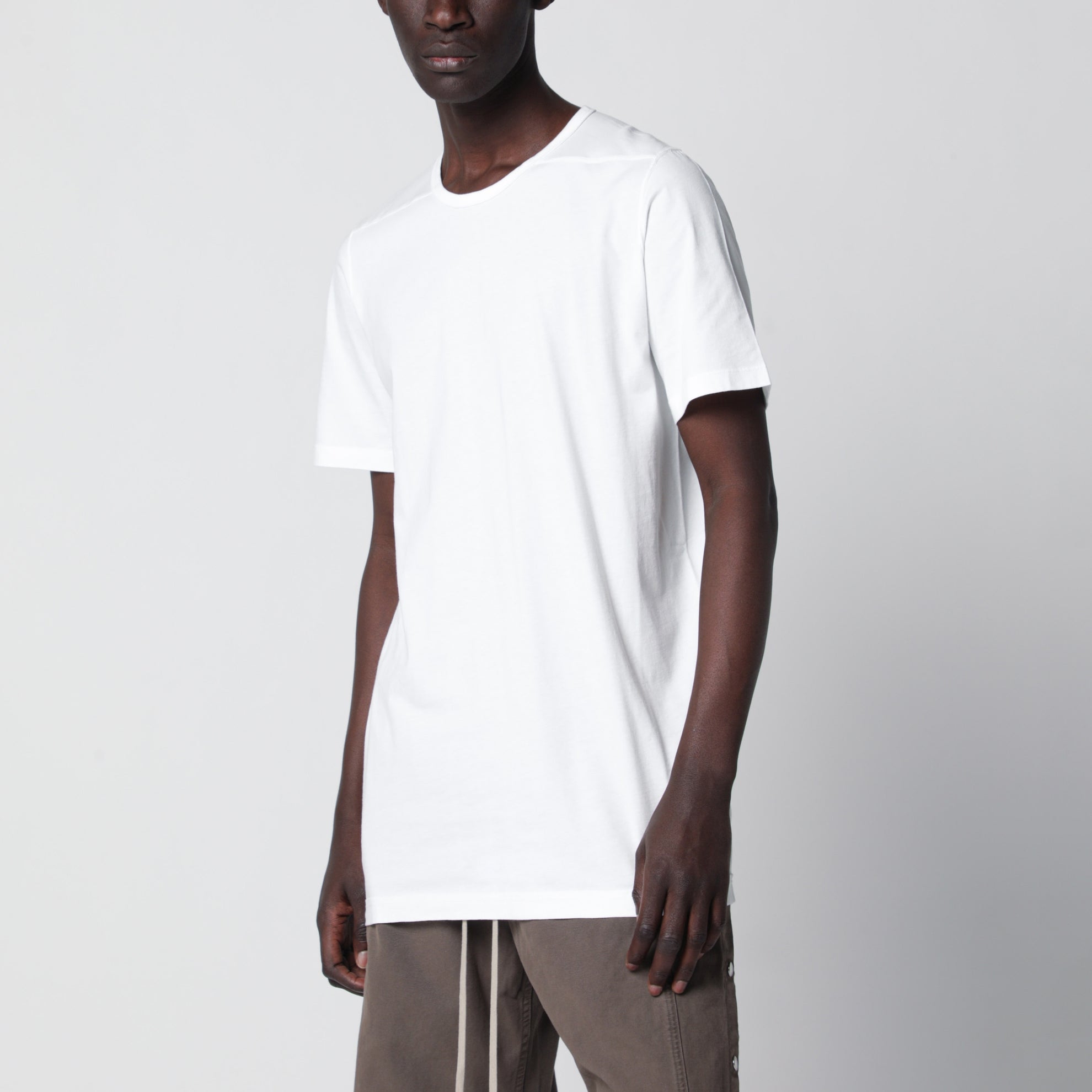 Temple Level T cotton jersey T-shirt in milk