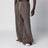 Temple Wide Pusher trousers in mud color