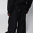 Bauhaus Flight ribbed cotton bomber jacket in black
