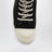Temple Cargo Sneakers in black/milk white denim