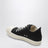 Temple Low Sneakers in black/milk white denim