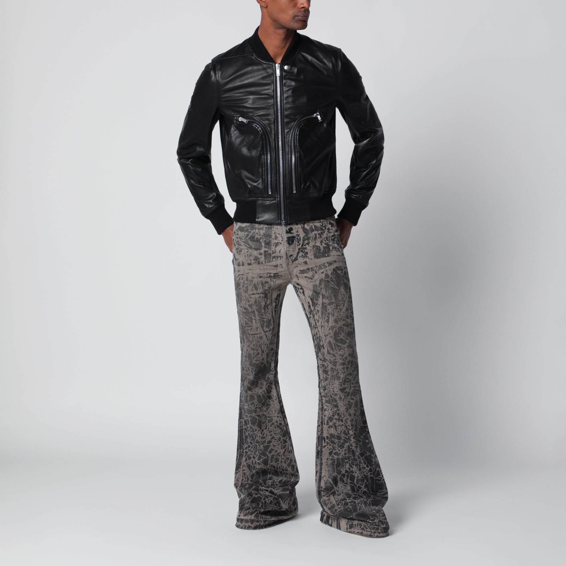 Jean Concordians Bolan Bootcut taille haute en denim noir