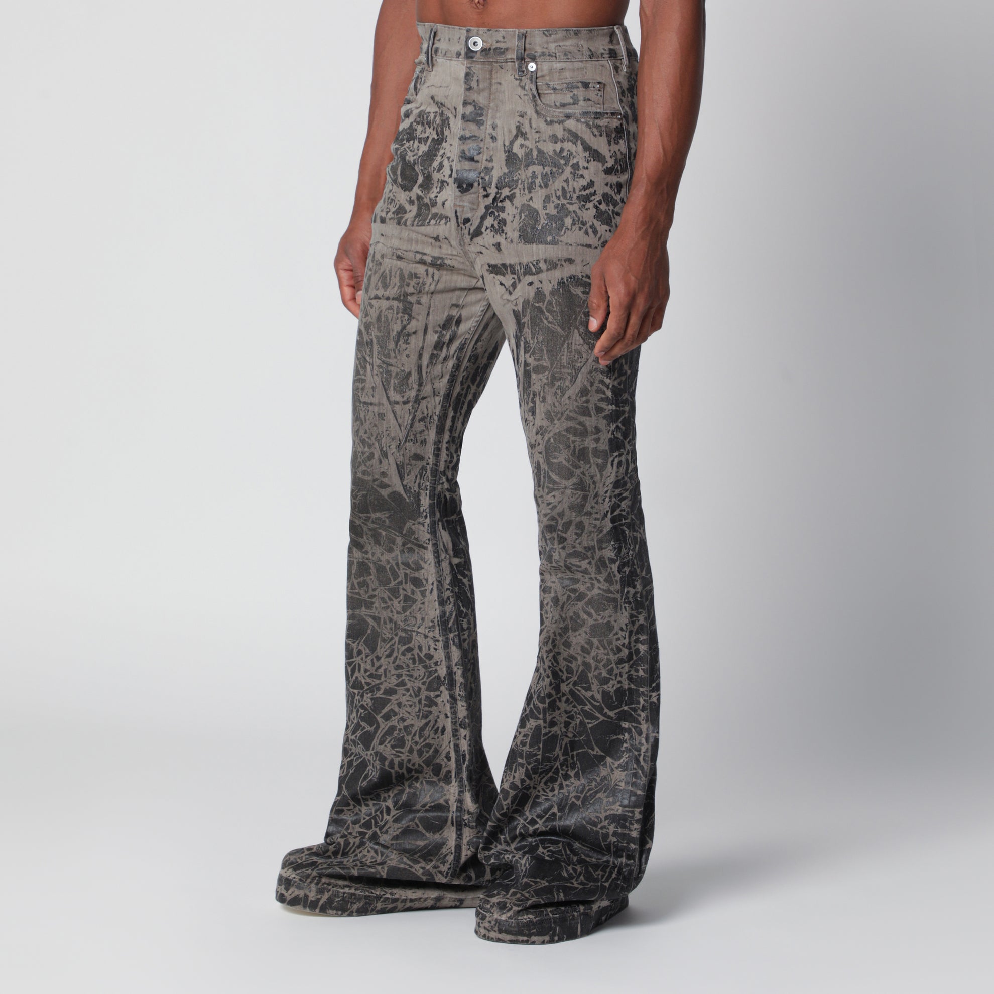 Jean Concordians Bolan Bootcut taille haute en denim noir