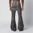 Jean Concordians Bolan Bootcut taille haute en denim noir