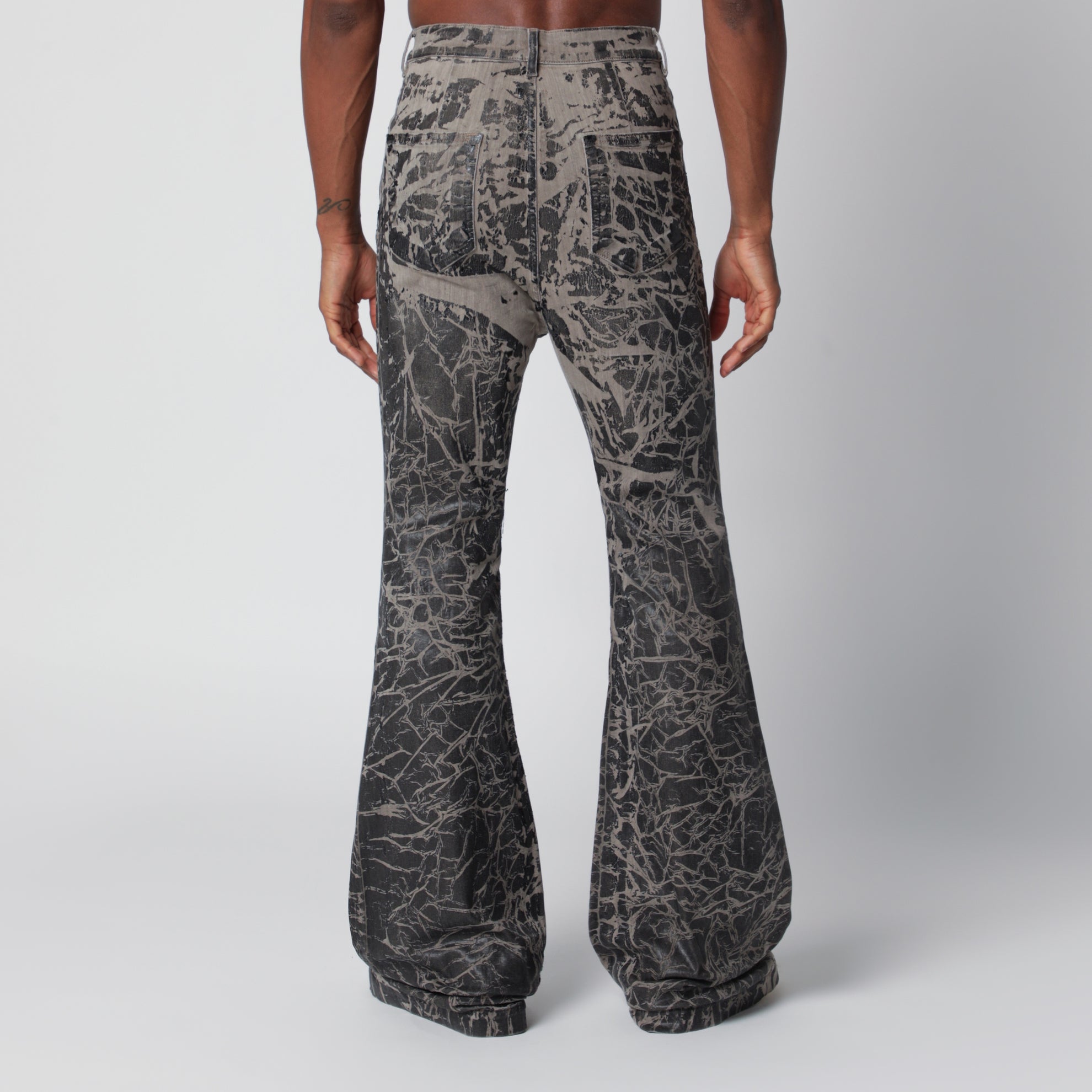 Jean Concordians Bolan Bootcut taille haute en denim noir