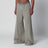 Geth Belas Weite Hose aus Baumwolljersey, grau